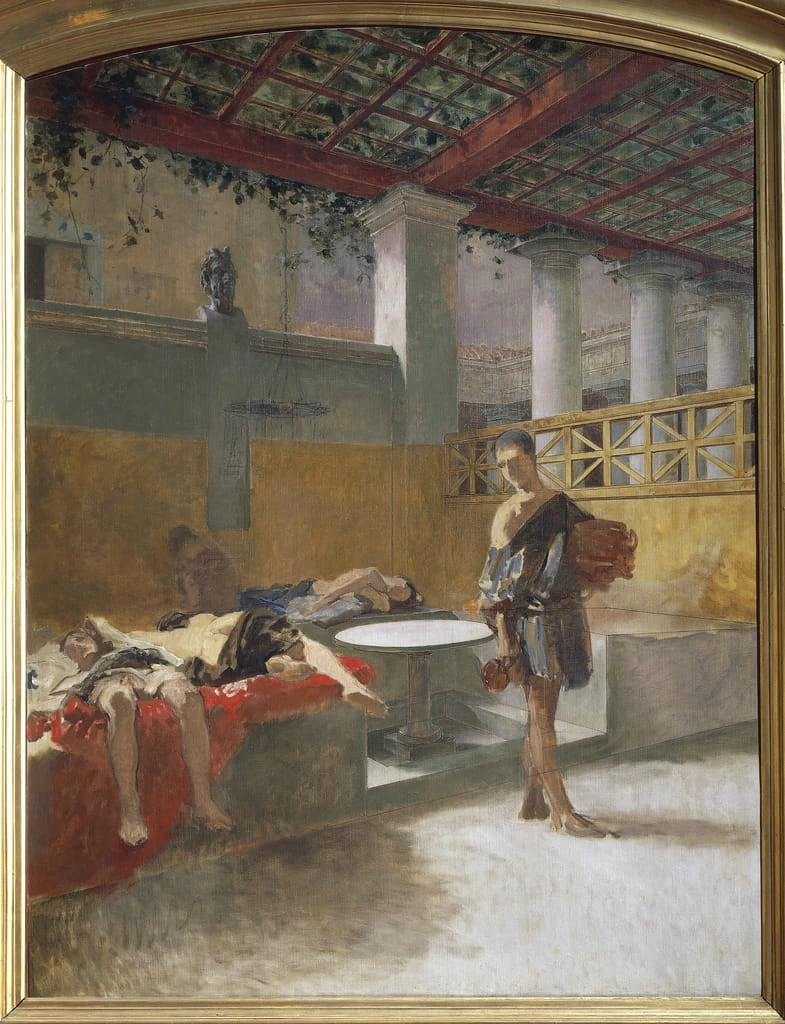 Il Triclinio dopo l'Orgia - Galleria Nazionale d'Arte Moderna, Roma